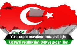 Yerel seçim maratonu sona erdi! İşte AK Parti ve MHP'den CHP'ye geçen iller