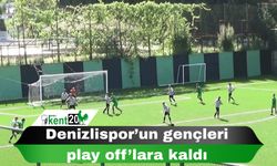 Denizlispor’un gençleri play off’lara kaldı