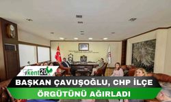 Başkan Çavuşoğlu, CHP İlçe Örgütünü ağırladı