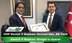 CHP Denizli İl Başkanı Horzum'dan, AK Parti Denizli İl Başkanı Güngör'e ziyaret