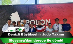 Denizli Büyükşehir Judo Takımı Slovenya’dan derece ile döndü