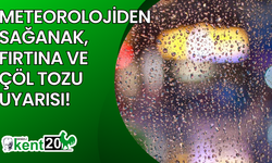 Meteoroloji'den 15 il için sarı kodlu alarm: Sağanak, fırtına ve çöl tozu uyarısı!