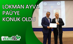 Lokman Ayva PAÜ’ye konuk oldu
