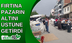 Fırtına pazarın altını üstüne getirdi