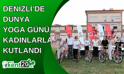 Denizli’de Dünya Yoga Günü kadınlarla kutlandı