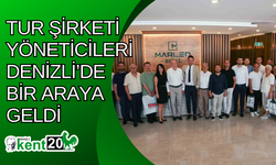 Tur şirketi yöneticileri Denizli’de bir araya geldi