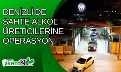 Denizli’de sahte alkol üreticilerine operasyon