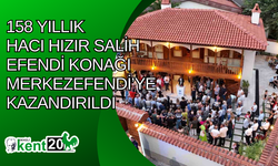 158 yıllık Hacı Hızır Salih Efendi Konağı Merkezefendi’ye kazandırıldı