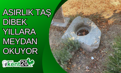 Asırlık taş dibek yıllara meydan okuyor