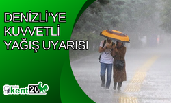 Denizli’ye kuvvetli yağış uyarısı