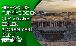 Hierapolis, Türkiye’de en çok ziyaret edilen 3. ören yeri oldu