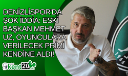 Denizlispor'da şok iddia: Eski başkan Mehmet Uz, oyunculara verilecek primi kendine aldı!