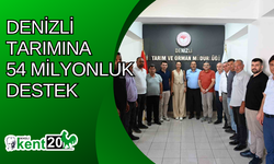 Denizli tarımına 54 milyonluk destek