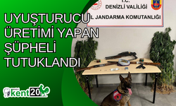 Uyuşturucu üretimi yapan şüpheli tutuklandı