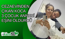 Cezaevinden çıkan koca 3 çocuk annesi eşini öldürdü