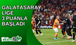 Galatasaray, lige 3 puanla başladı