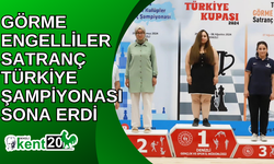 Görme Engelliler Satranç Türkiye Şampiyonası sona erdi