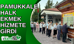 PAMUKKALE HALK EKMEK HİZMETE GİRDİ