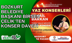 Bozkurt Belediye Başkanı Birsen Çelik’ten konser daveti