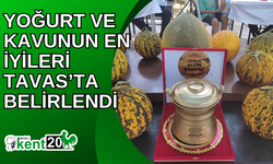 Yoğurt ve kavunun en iyileri Tavas’ta belirlendi