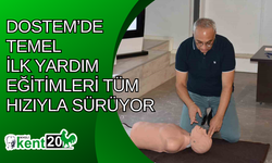 DOSTEM’de temel ilk yardım eğitimleri tüm hızıyla sürüyor