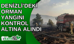 Denizli’deki orman yangını kontrol altına alındı