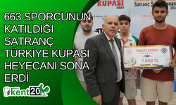 663 sporcunun katıldığı Satranç Türkiye Kupası heyecanı sona erdi