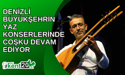 Denizli Büyükşehrin yaz konserlerinde coşku devam ediyor