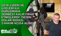 Çete lideri ve üyeleri ilk duruşmada serbest kalıp firar etmişlerdi! 750 bin dolar iddiası, 3 hakim açığa alındı