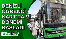 Denizli Öğrenci Kart’ta vize dönemi başladı