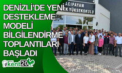 Denizli’de Yeni Destekleme Modeli bilgilendirme toplantıları başladı