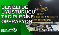 Denizli’de uyuşturucu tacirlerine operasyon