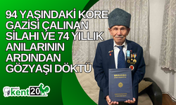 94 yaşındaki Kore Gazisi çalınan silahı ve 74 yıllık anılarının ardından gözyaşı döktü