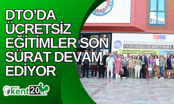 DTO’da ücretsiz eğitimler son sürat devam ediyor