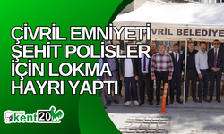 Çivril Emniyeti şehit polisler için lokma hayrı yaptı