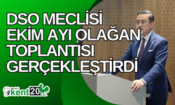 DSO Meclisi Ekim ayı olağan toplantısı gerçekleştirdi