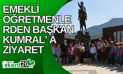 Emekli öğretmenlerden Başkan Kumral’ a ziyaret