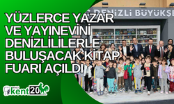 Yüzlerce yazar ve yayınevi Denizlililerle buluşacak Kitap Fuarı açıldı