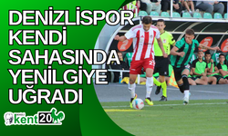 Denizlispor kendi sahasında yenilgiye uğradı