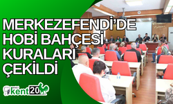 Merkezefendi’de hobi bahçesi kuraları çekildi