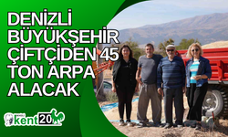 Denizli Büyükşehir çiftçiden 45 ton arpa alacak