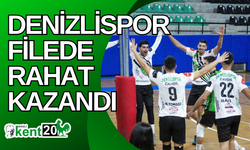 Denizlispor filede rahat kazandı