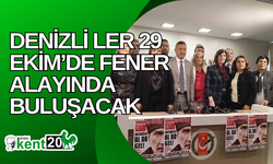 Denizli ler 29 Ekim’de fener alayında buluşacak