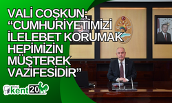 Vali Coşkun; “Cumhuriyetimizi ilelebet korumak hepimizin müşterek vazifesidir”