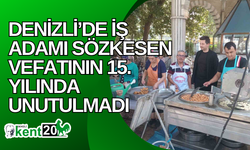 Denizli’de iş adamı Sözkesen vefatının 15. yılında unutulmadı