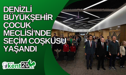 Denizli Büyükşehir Çocuk Meclisi’nde seçim coşkusu yaşandı