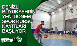 Denizli Büyükşehrin yeni dönem spor kurs kayıtları başlıyor