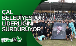 Çal Belediyespor liderliğini sürdürüyor