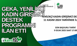 GEKA, Yenilikçi Kadın Girişimci Destek Programını ilan etti