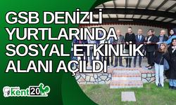 GSB Denizli yurtlarında sosyal etkinlik alanı açıldı